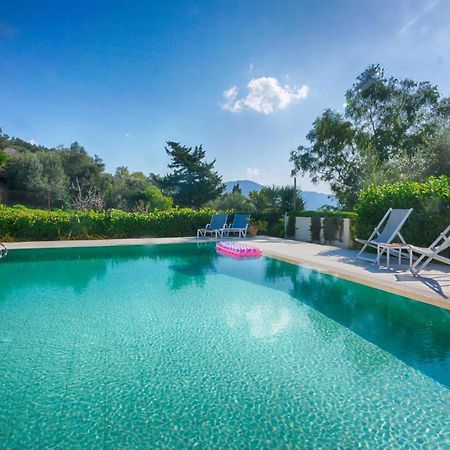 Villa Afionas - 3 Minutes From The Beach With Heated Eco-Pool And Sunset View 외부 사진