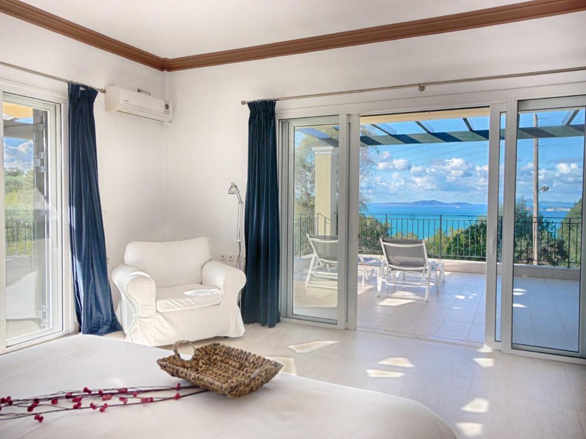 Villa Afionas - 3 Minutes From The Beach With Heated Eco-Pool And Sunset View 외부 사진