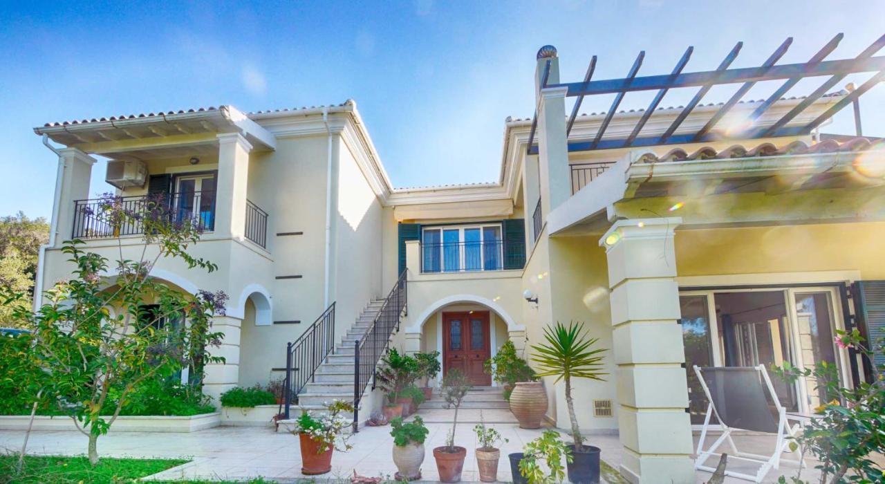 Villa Afionas - 3 Minutes From The Beach With Heated Eco-Pool And Sunset View 외부 사진