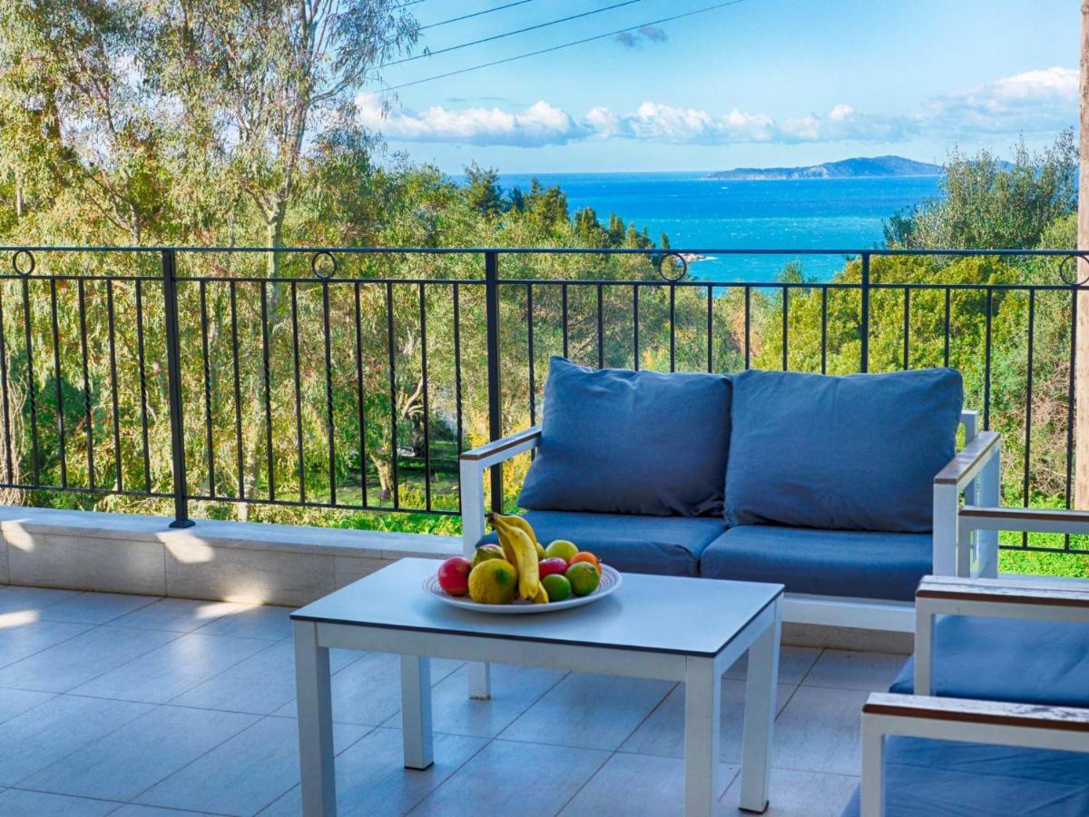 Villa Afionas - 3 Minutes From The Beach With Heated Eco-Pool And Sunset View 외부 사진