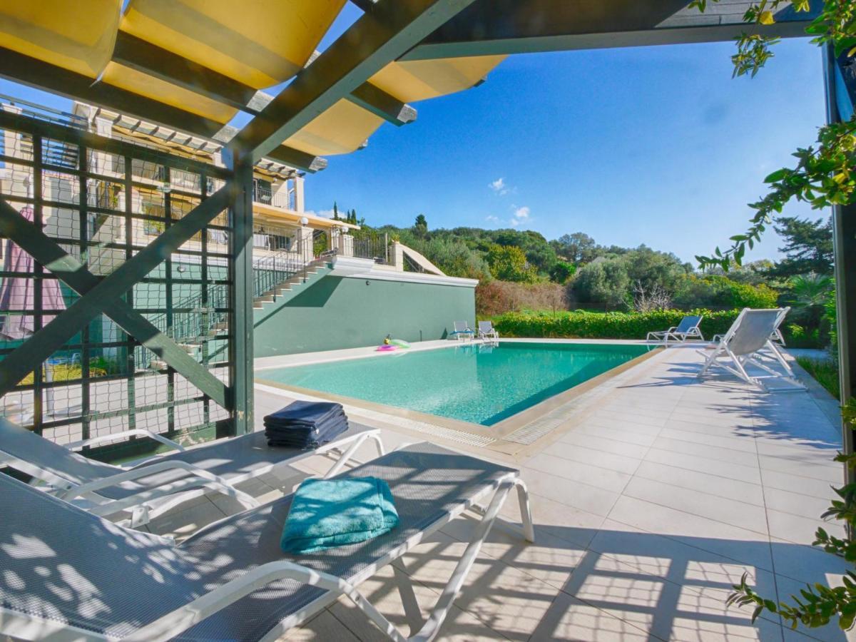 Villa Afionas - 3 Minutes From The Beach With Heated Eco-Pool And Sunset View 외부 사진