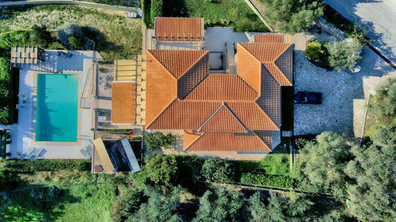Villa Afionas - 3 Minutes From The Beach With Heated Eco-Pool And Sunset View 외부 사진
